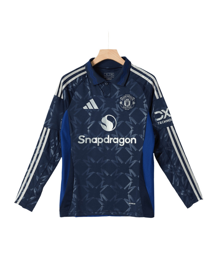 Manchester United Away Long Sleeve Jersey 2024/25