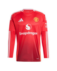 Manchester United Home Long Sleeve Jersey 2024/25