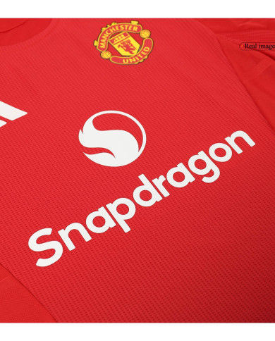 Manchester United Home Match Jersey+Shorts Kit Player Version 2024/25 Manchester United Home Match Jersey+Shorts Kit Player Version 2024/25