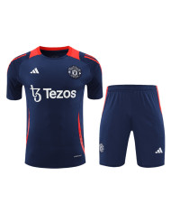 Manchester United Pre-Match Kit(Jersey+Shorts) 2024/25
