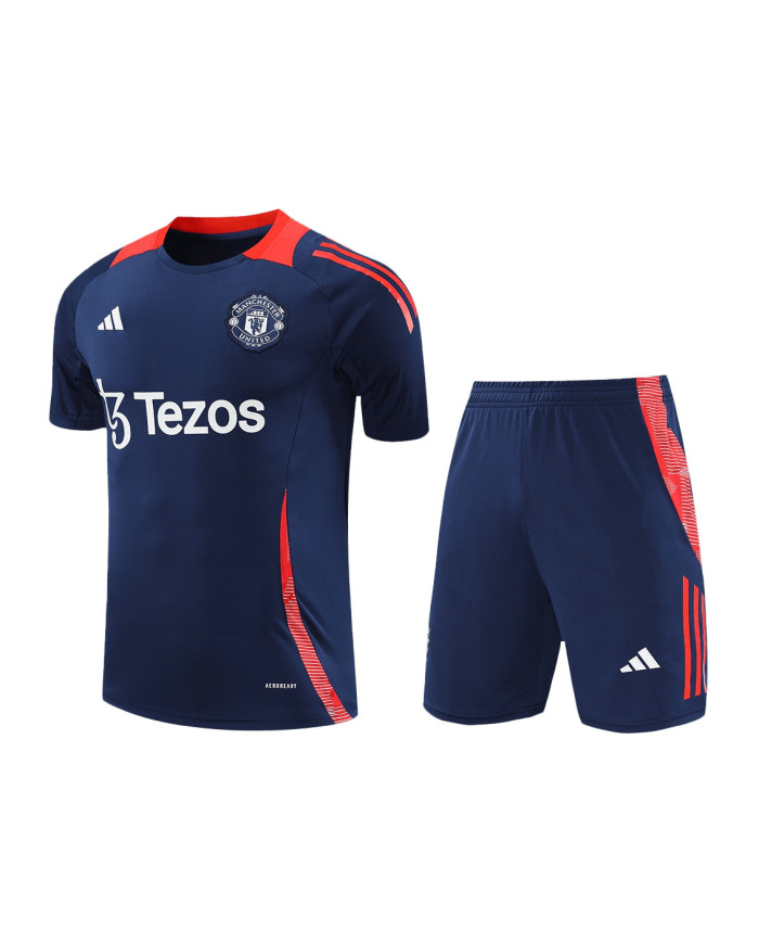 Manchester United Pre-Match Kit(Jersey+Shorts) 2024/25