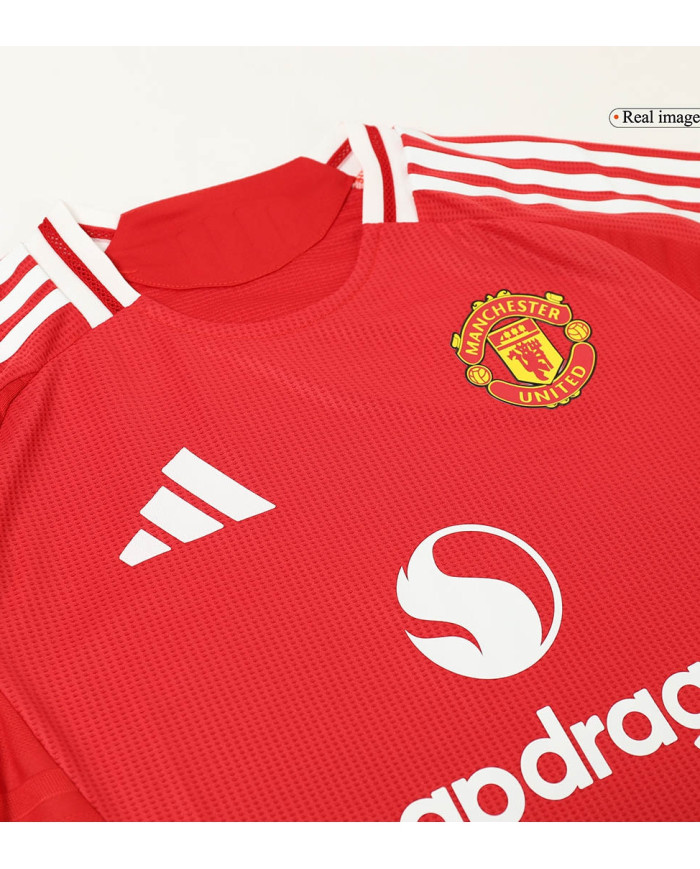 Manchester United Home Match Jersey+Shorts+Socks Full Kit Player Version 2024/25