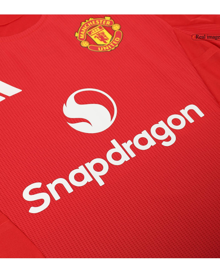 Manchester United Home Match Jersey+Shorts+Socks Full Kit Player Version 2024/25