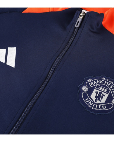 Manchester United Training Jacket Navy 2024/25 Manchester United Training Jacket Navy 2024/25
