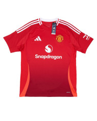 B.FERNANDES 8 Manchester United Home Jersey 2024/25 - Man United Font