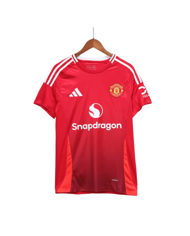 B.FERNANDES 8 Manchester United Home Jersey 2024/25 - Man United Font B.FERNANDES 8 Manchester United Home Jersey 2024/25 - Man United Font