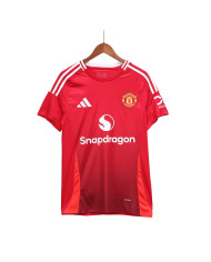 B.FERNANDES 8 Manchester United Home Jersey 2024/25 - Man United Font