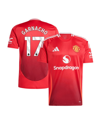 GARNACHO 17 Manchester United Home Jersey 2024/25 GARNACHO 17 Manchester United Home Jersey 2024/25