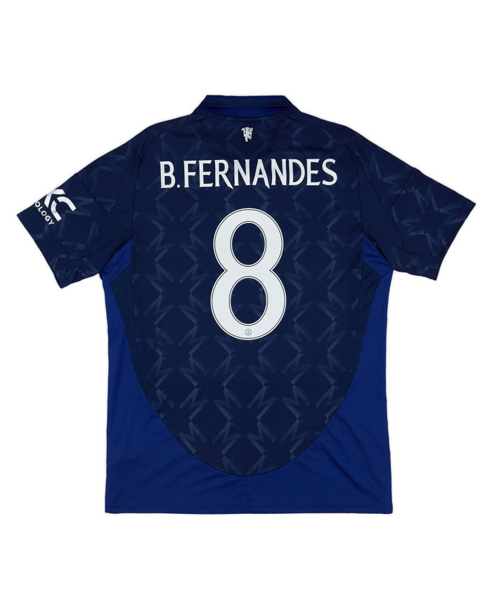 B.FERNANDES 8 Manchester United Away Jersey 2024/25 - Man United Font