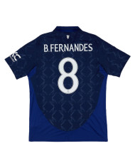 B.FERNANDES 8 Manchester United Away Jersey 2024/25 - Man United Font