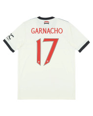 GARNACHO 17 Manchester United Third Jersey 2024/25 - Man United Font