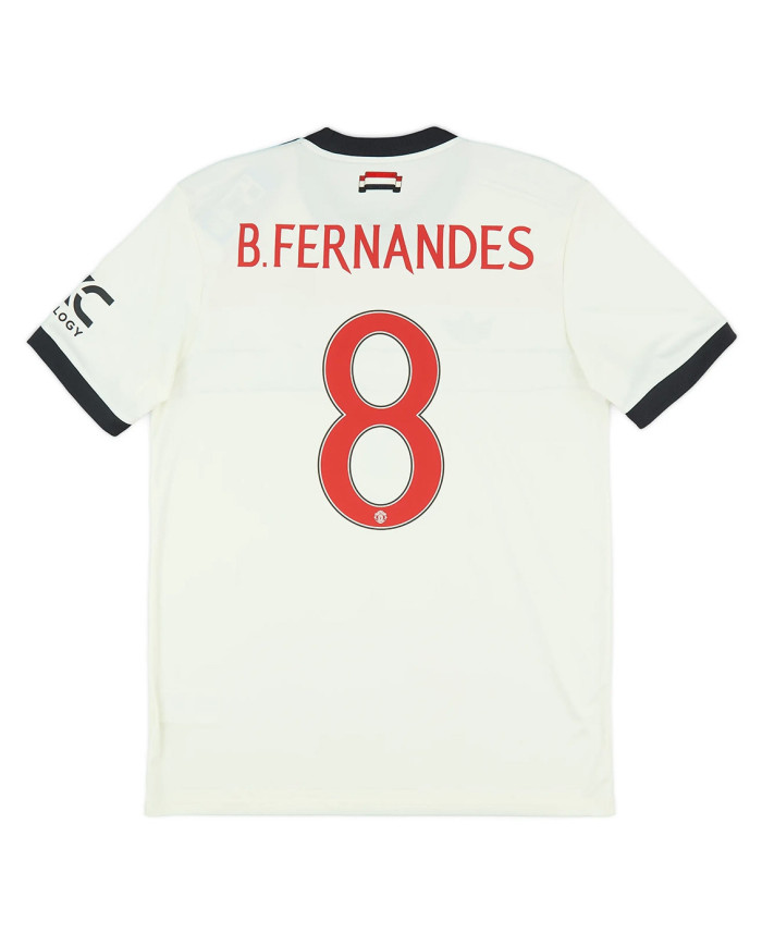 B.FERNANDES 8 Manchester United Third Jersey 2024/25 - Man United Font