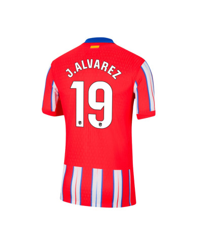 J.ALVAREZ 19 Atletico Madrid Home Jersey Player Version 2024/25 J.ALVAREZ 19 Atletico Madrid Home Jersey Player Version 2024/25
