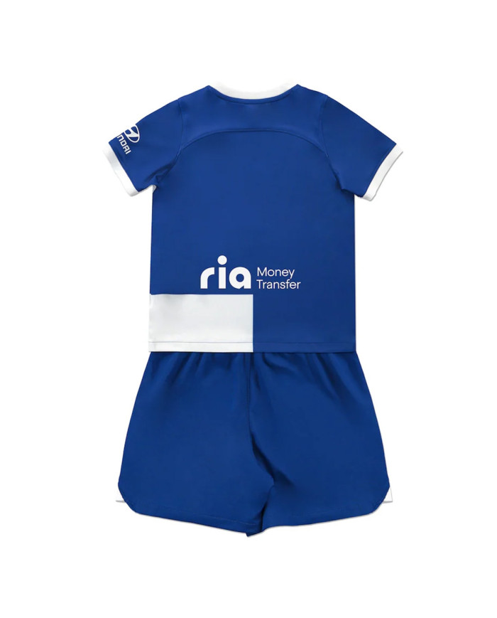Kids Atletico Madrid 120th Anniversary Away Jersey Kit 2023/24