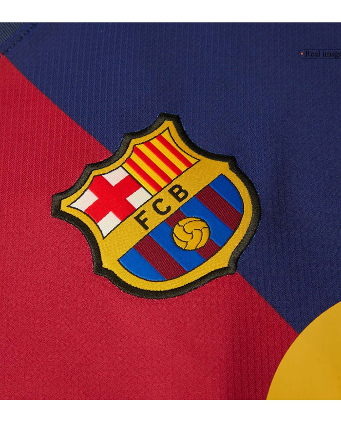 [Plus Size] Barcelona Home Spotify Logo Without Text Jersey 2024/25