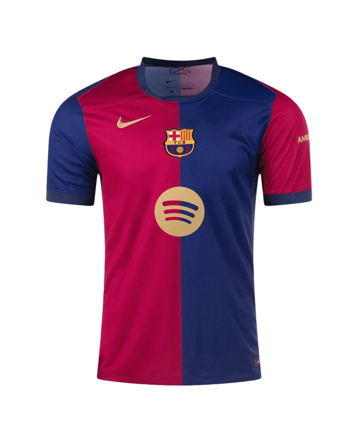 Barcelona Home Spotify Logo Without Text Jersey 2024/25