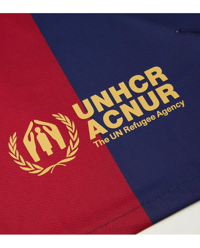 Barcelona Home Spotify Logo Without Text Jersey 2024/25