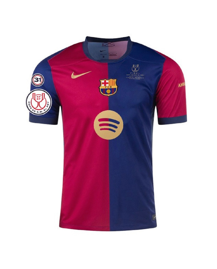 Barcelona Copa Del Rey Final Home Jersey 2024/25
