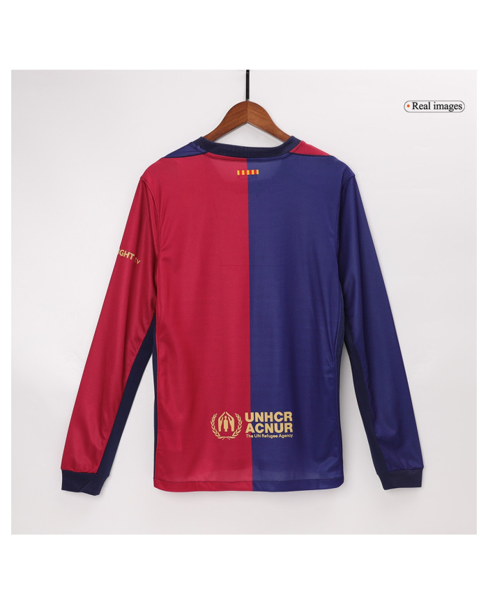 Barcelona Home Long Sleeve Jersey 2024/25