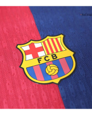 Barcelona 125th Anniversary Spotify Logo Without Text Home Match Jersey 2024/25