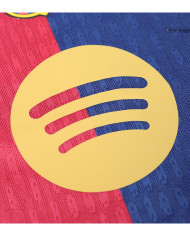 Barcelona 125th Anniversary Spotify Logo Without Text Home Match Jersey 2024/25