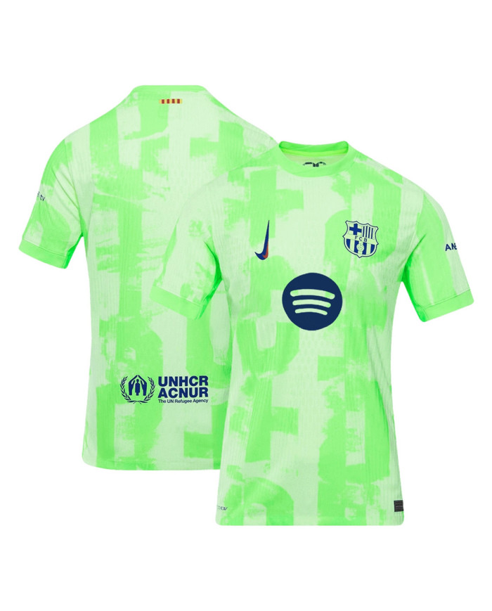Barcelona Third Spotify Logo Without Text Jersey Player Version 2024/25