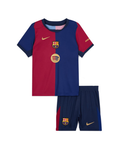 Kids LAMINE YAMAL 19 Barcelona Home Spotify Logo Without Text Jersey Kit 2024/25 Kids LAMINE YAMAL 19 Barcelona Home Spotify Logo Without Text Jersey Kit 2024/25
