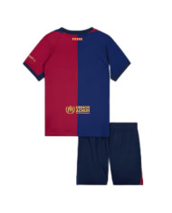 Kids LAMINE YAMAL 19 Barcelona Home Spotify Logo Without Text Jersey Kit 2024/25