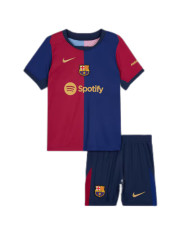 Kids Barcelona Home Kit Jersey+Short 2024/25