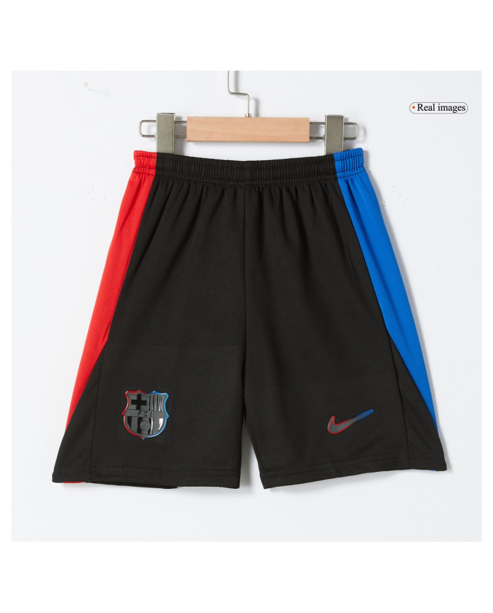 Kids Barcelona Away Kit Jersey+Shorts 2024/25