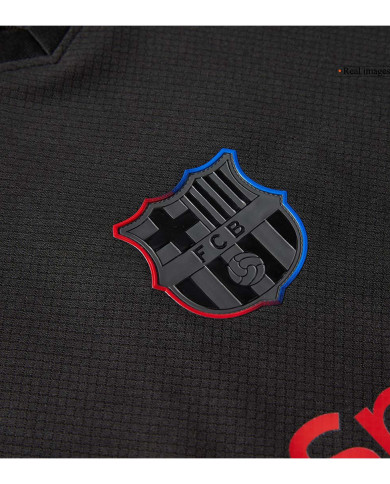 Kids Barcelona Away Kit Jersey+Shorts 2024/25 Kids Barcelona Away Kit Jersey+Shorts 2024/25