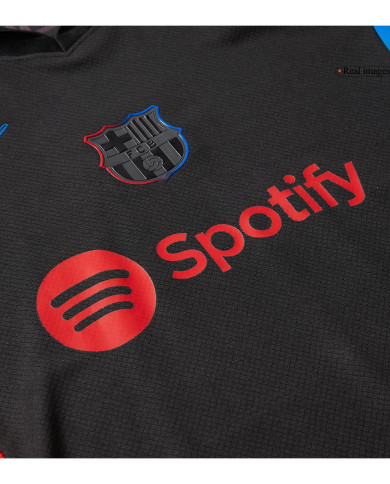 Kids Barcelona Away Kit Jersey+Shorts 2024/25 Kids Barcelona Away Kit Jersey+Shorts 2024/25