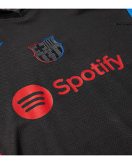 Kids Barcelona Away Kit Jersey+Shorts 2024/25