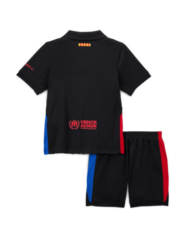 Kids Barcelona Away Spotify Logo Without Text Kit Jersey+Shorts 2024/25 Kids Barcelona Away Spotify Logo Without Text Kit Jersey+Shorts 2024/25