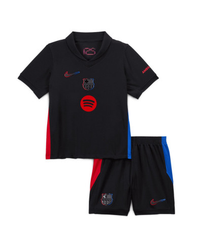 Kids Barcelona Away Spotify Logo Without Text Kit Jersey+Shorts 2024/25 Kids Barcelona Away Spotify Logo Without Text Kit Jersey+Shorts 2024/25