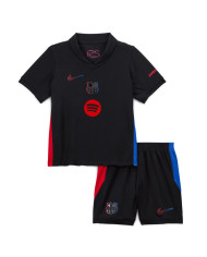 Kids Barcelona Away Spotify Logo Without Text Kit Jersey+Shorts 2024/25