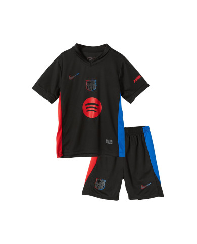 Kids Barcelona Away Spotify Logo Without Text Kit Jersey+Shorts 2024/25 Kids Barcelona Away Spotify Logo Without Text Kit Jersey+Shorts 2024/25