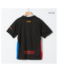 Kids Barcelona Away Spotify Logo Without Text Kit Jersey+Shorts 2024/25