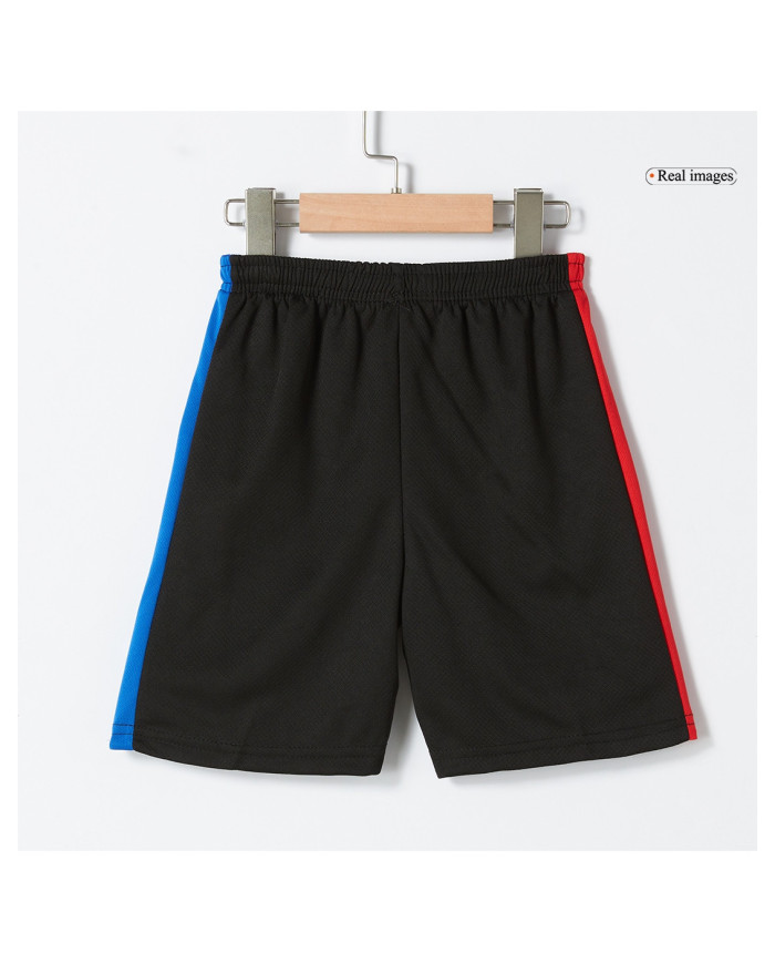 Kids Barcelona Away Spotify Logo Without Text Kit Jersey+Shorts 2024/25