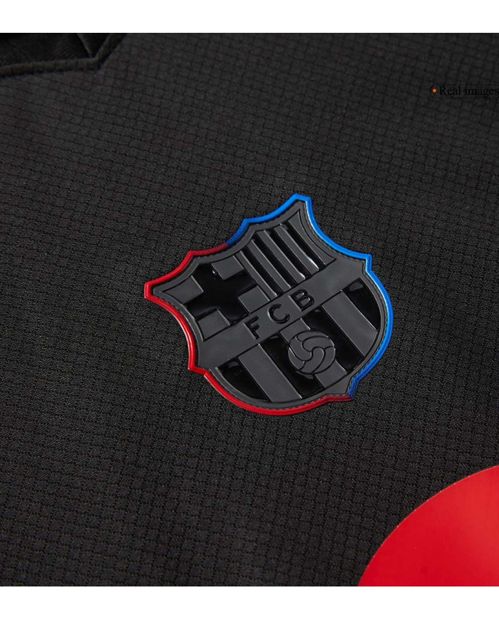 Kids Barcelona Away Spotify Logo Without Text Kit Jersey+Shorts 2024/25