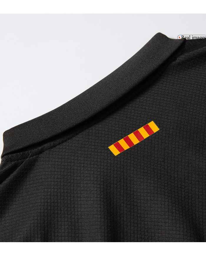 Kids Barcelona Away Spotify Logo Without Text Kit Jersey+Shorts 2024/25