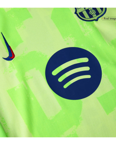 Kids Barcelona Third Spotify Logo Without Text Jersey Kit 2024/25 Kids Barcelona Third Spotify Logo Without Text Jersey Kit 2024/25