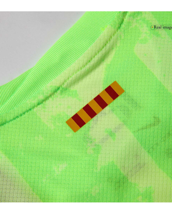 Kids Barcelona Third Spotify Logo Without Text Jersey Kit 2024/25