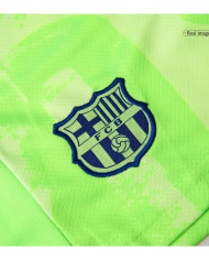Kids Barcelona Third Spotify Logo Without Text Jersey Kit 2024/25