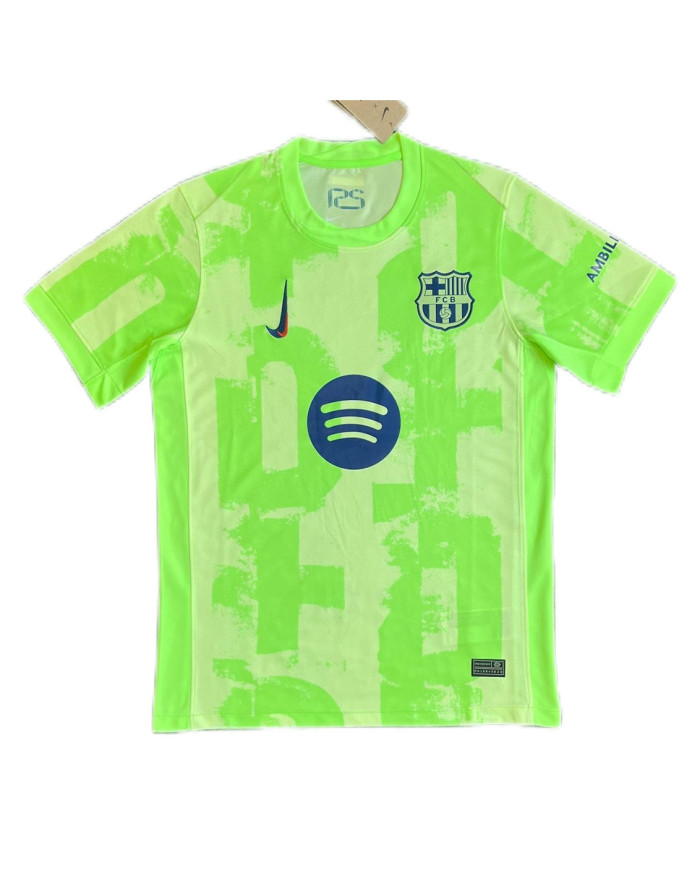 Barcelona Third Spotify Logo Without Text Kit (Jersey+Shorts) 2024/25