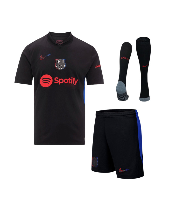 Barcelona Away Full Kit(Jersey+Shorts+Socks) 2024/25