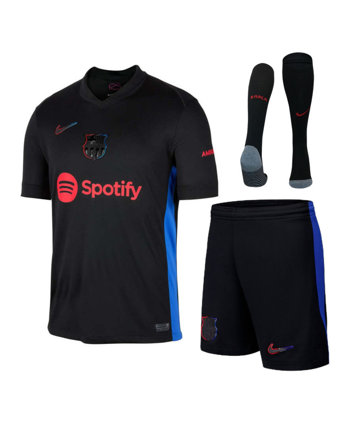 Barcelona Away Full Kit(Jersey+Shorts+Socks) 2024/25