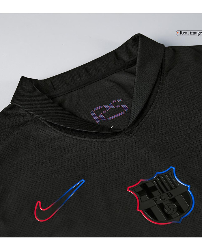 Barcelona Away Spotify Logo Without Text Full Kit(Jersey+Shorts+Socks) 2024/25
