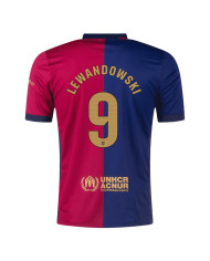 LEWANDOWSKI 9 Barcelona Home Jersey 2024/25