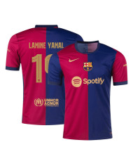 LAMINE YAMAL 19 Barcelona Home Jersey 2024/25 - UCL Font